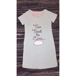Pajama Tee Shirt Dress